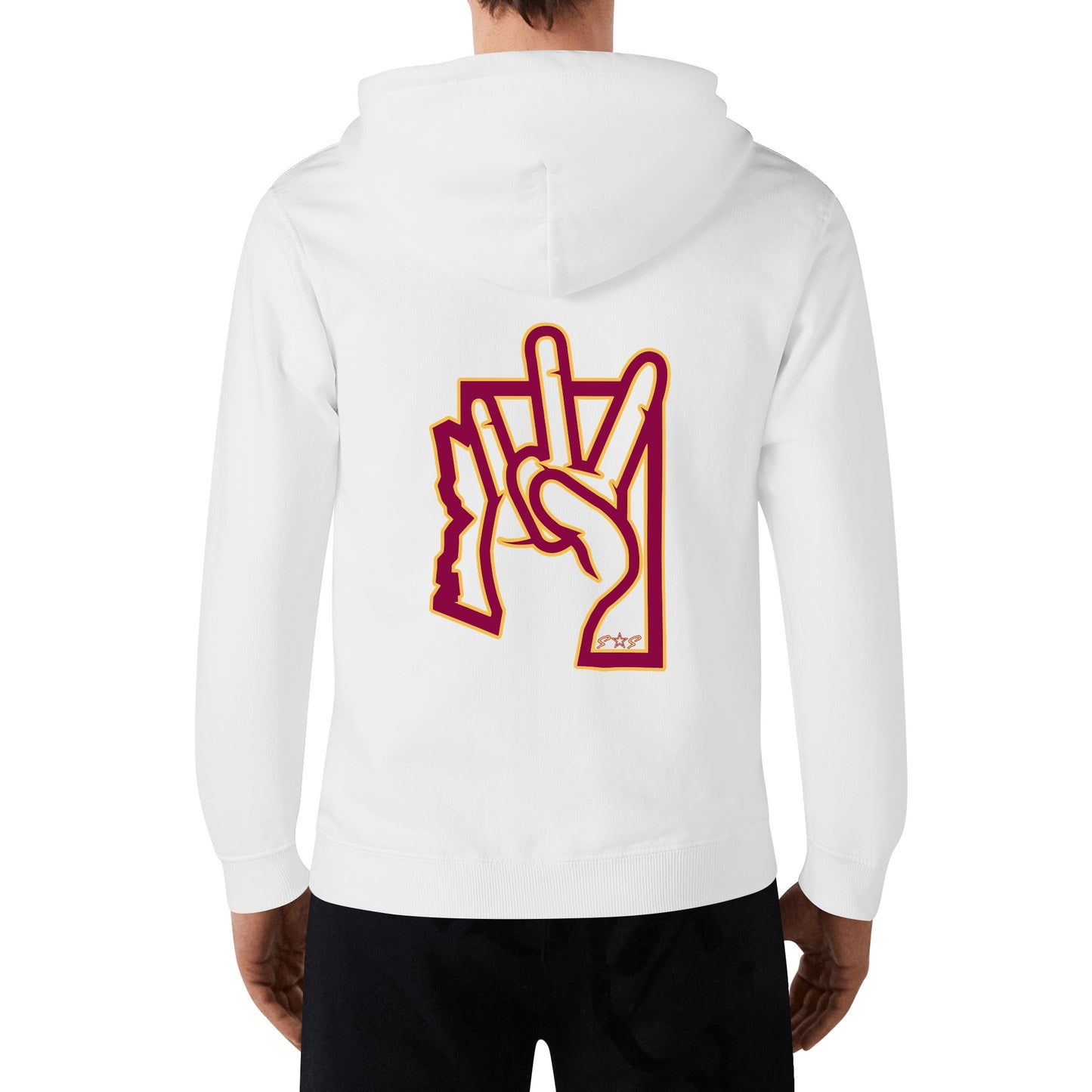 Sun Devil Forks Up Edition Adult Cotton Hoodie