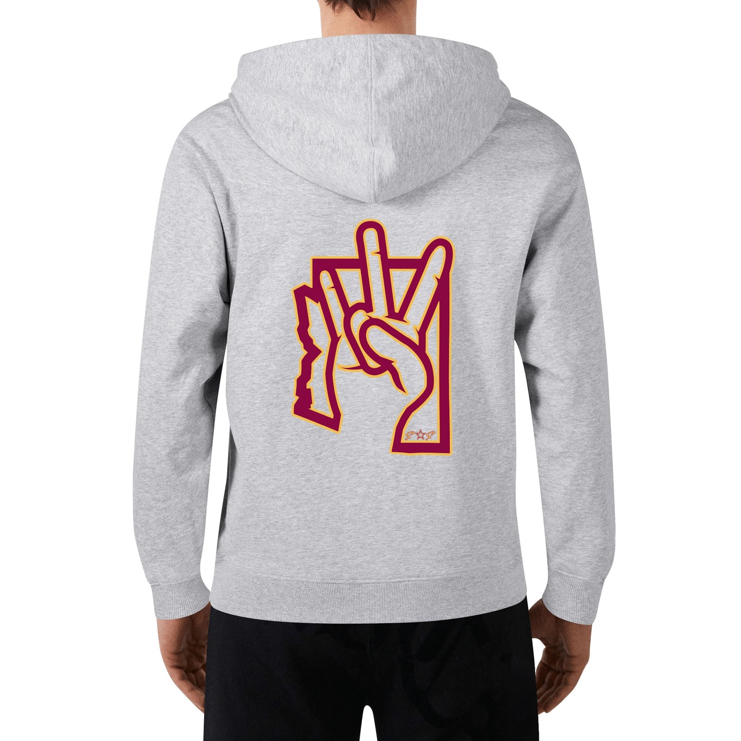 Sun Devil Forks Up Edition Adult Cotton Hoodie