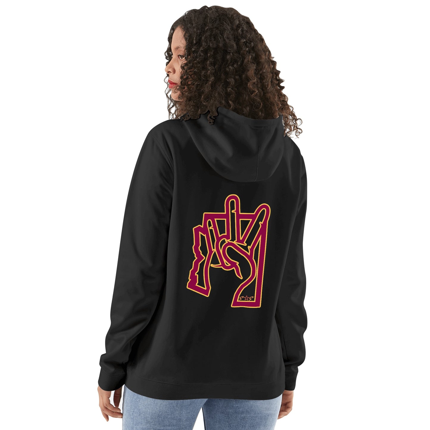 Sun Devil Forks Up Edition Adult Cotton Hoodie