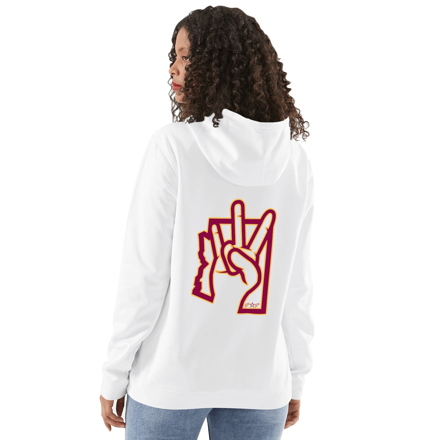 Sun Devil Forks Up Edition Adult Cotton Hoodie