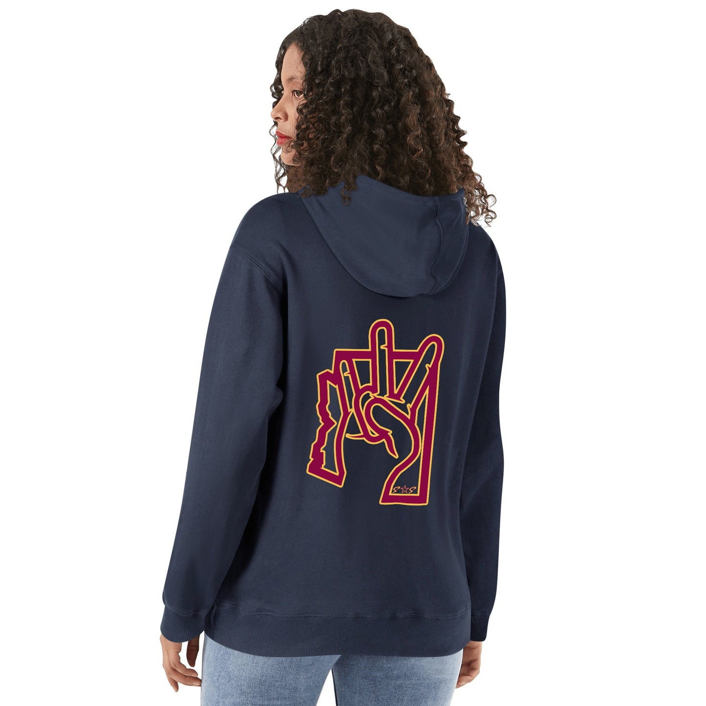 Sun Devil Forks Up Edition Adult Cotton Hoodie