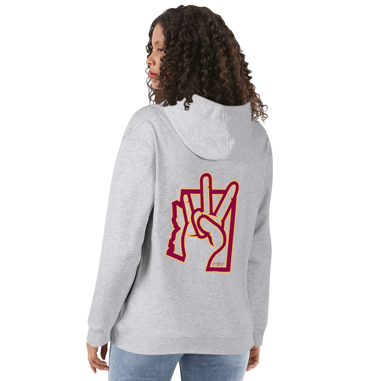 Sun Devil Forks Up Edition Adult Cotton Hoodie