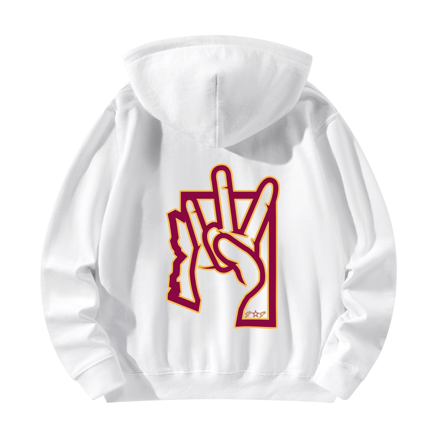 Sun Devil Forks Up Edition Adult Cotton Hoodie