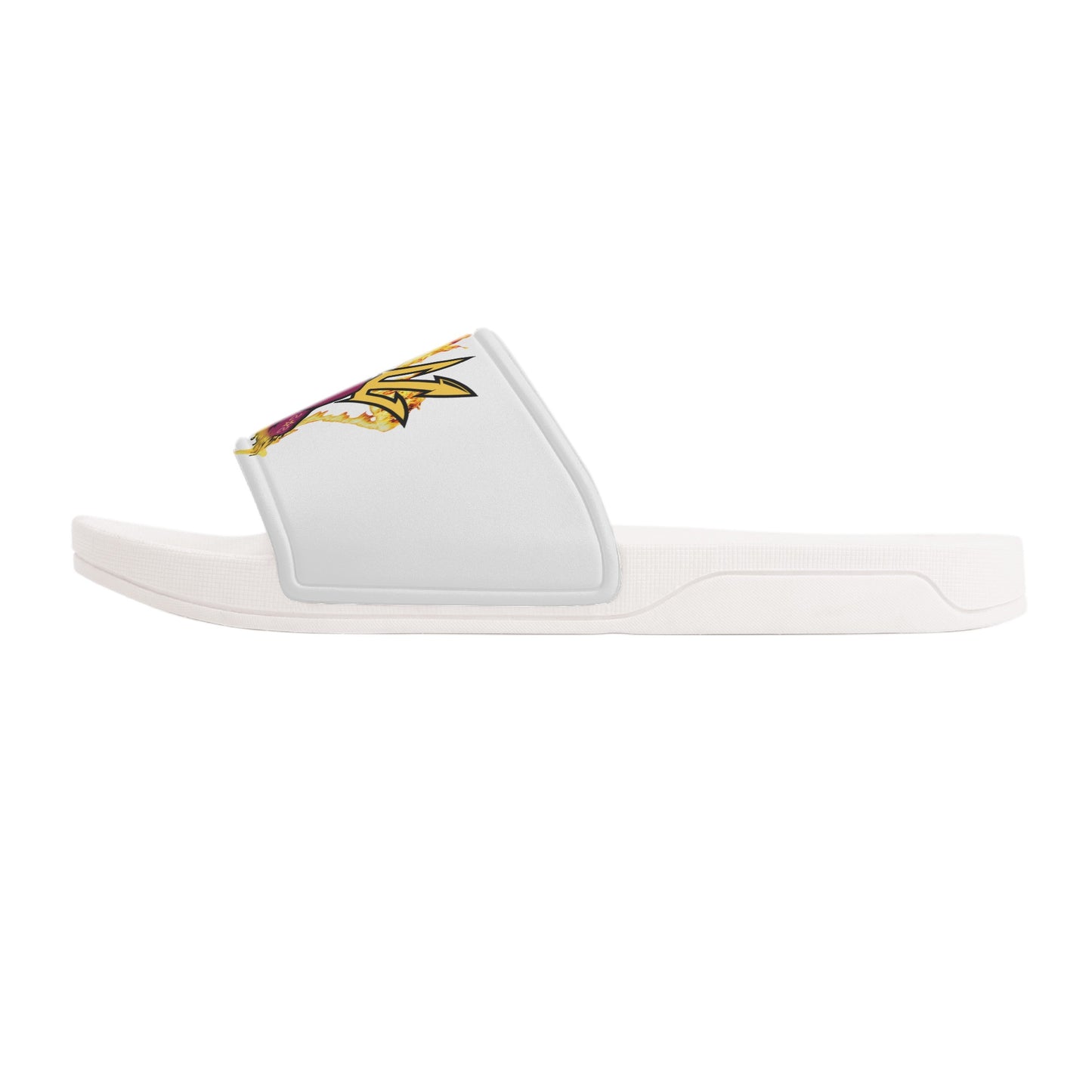 Sun Devil Forks Up Edition Mens White Star Slides