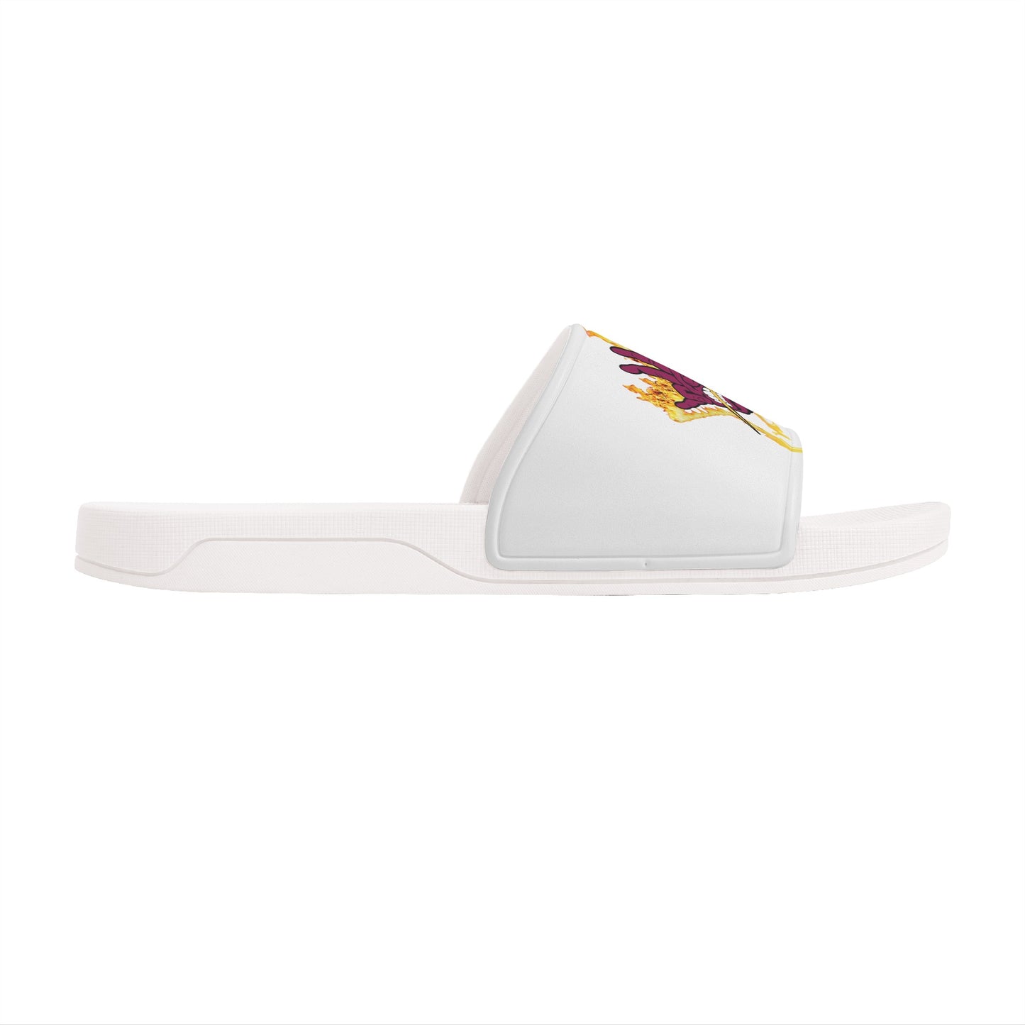 Sun Devil Forks Up Edition Mens White Star Slides