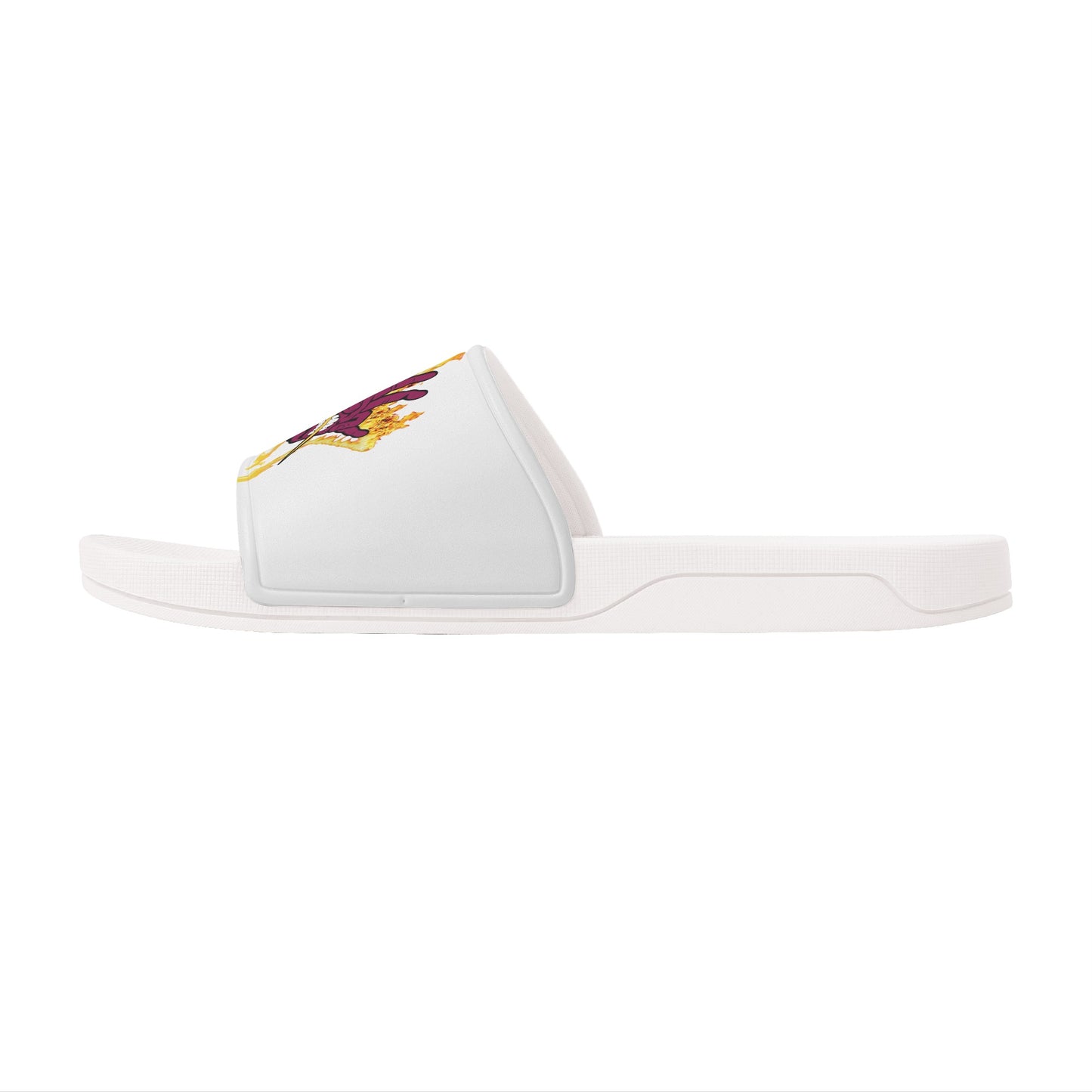 Sun Devil Forks Up Edition Mens White Star Slides