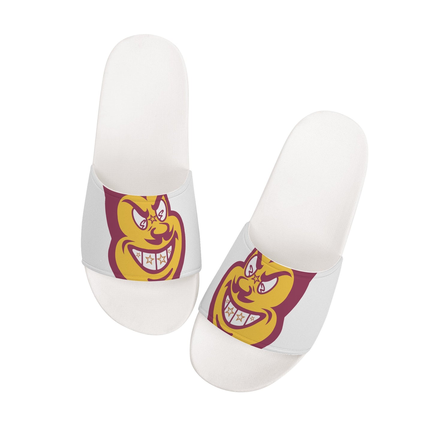 Sun Devil S.O.S Sparky Edition Mens White Star Slides