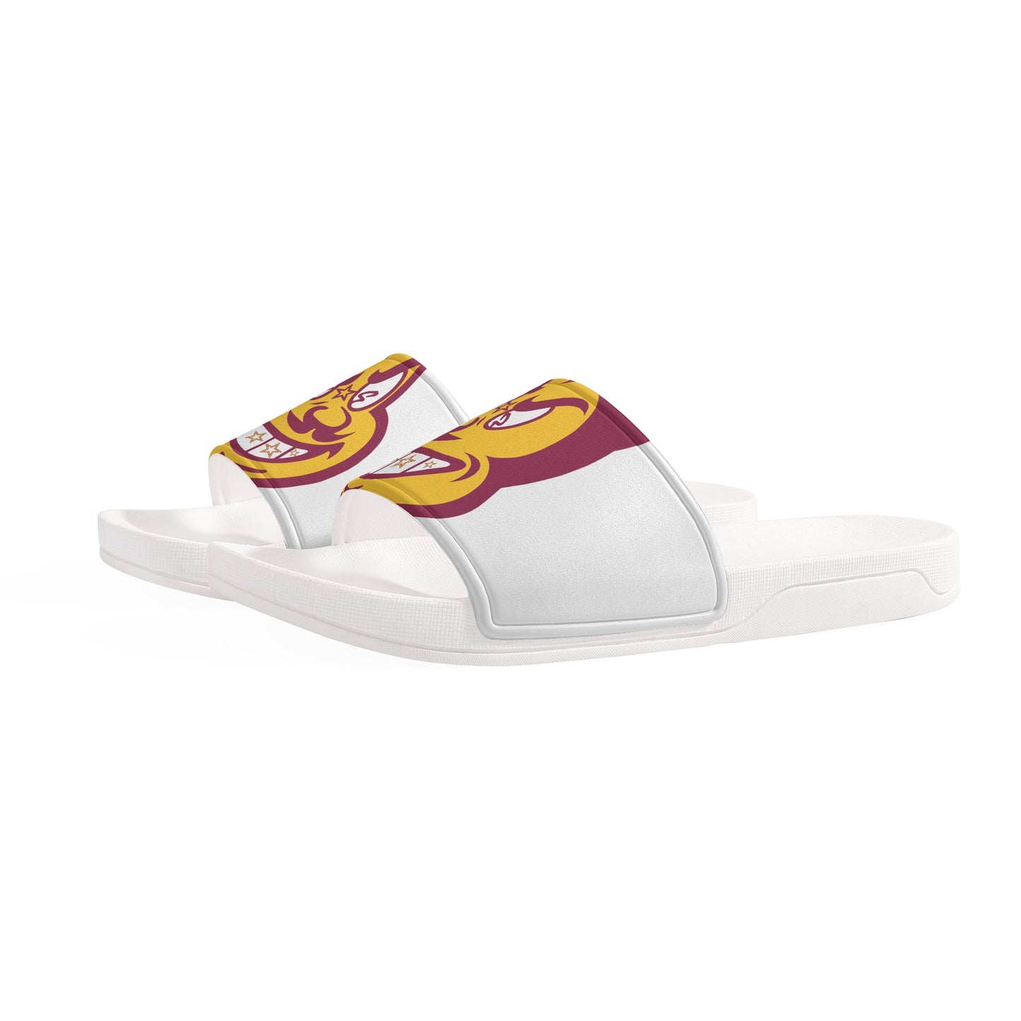 Sun Devil S.O.S Sparky Edition Mens White Star Slides