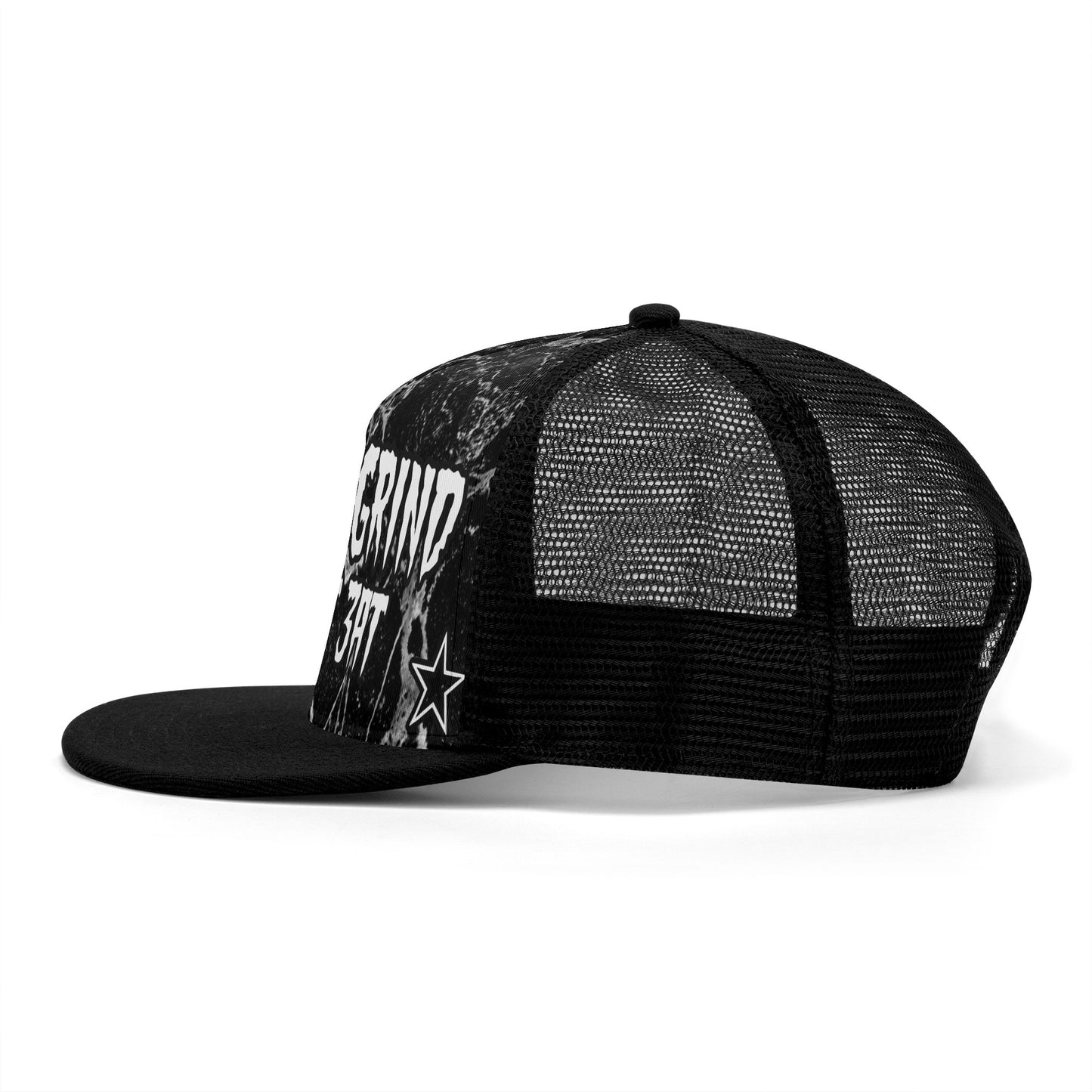 Money Man D.G.D.E (Dont Grind, Dont Eat) S.O.S Edition Black Snapback Trucker Hat