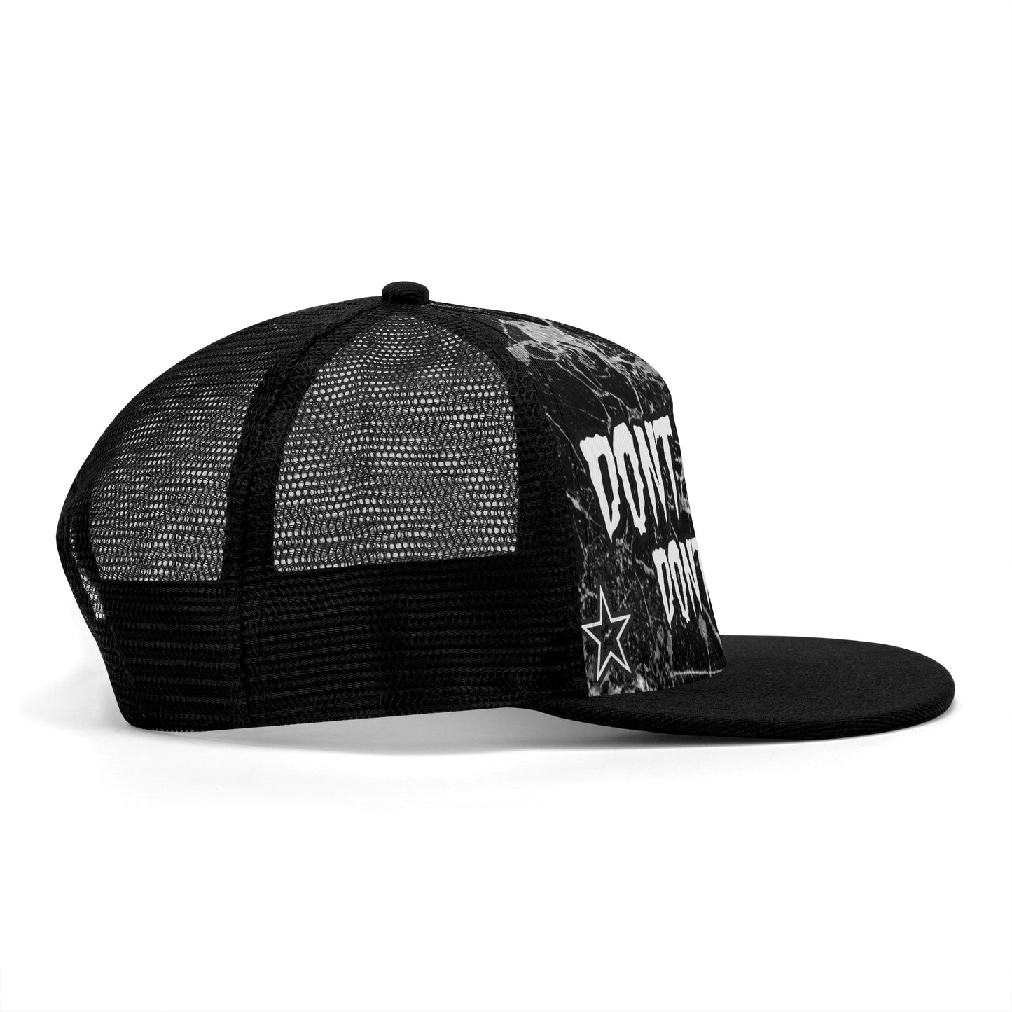 Money Man D.G.D.E (Dont Grind, Dont Eat) S.O.S Edition Black Snapback Trucker Hat