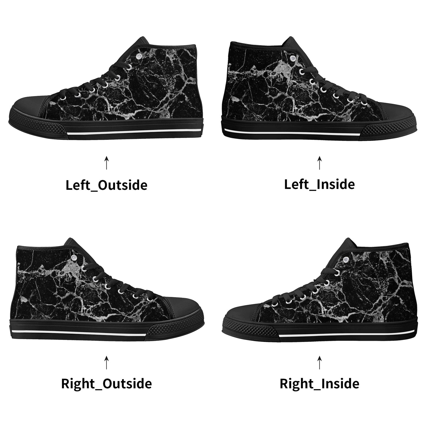 Money Man D.G.D.E (Dont Grind, Dont Eat) S.O.S Edition Mens High Top Star Kicks