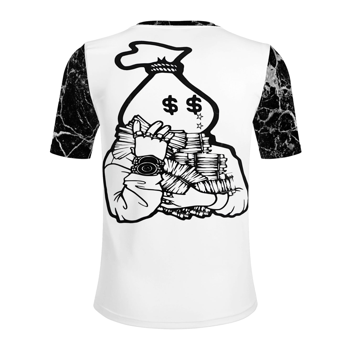 Money Man D.G.D.E (Dont Grind, Dont Eat) S.O.S Edition Mens White T-shirts