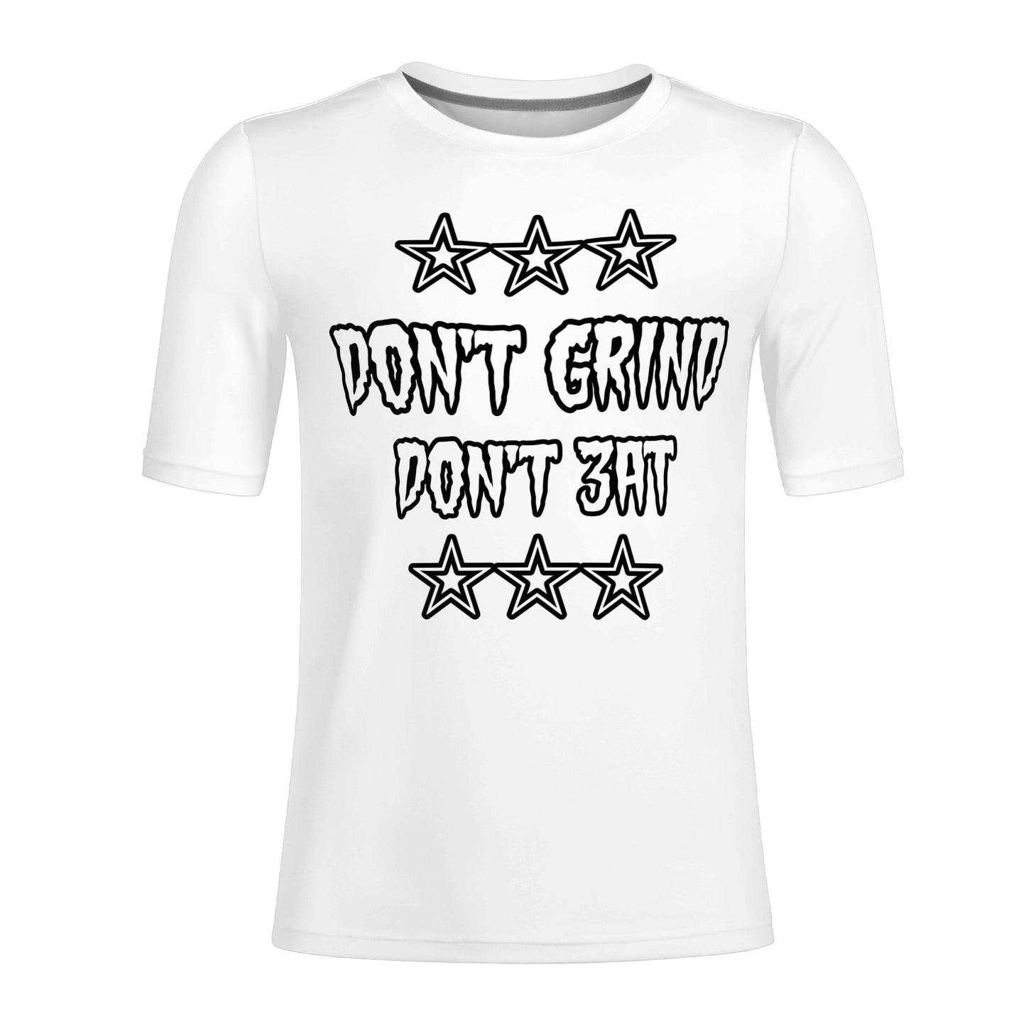 Money Man D.G.D.E (Dont Grind, Dont Eat) Mens White T-shirts