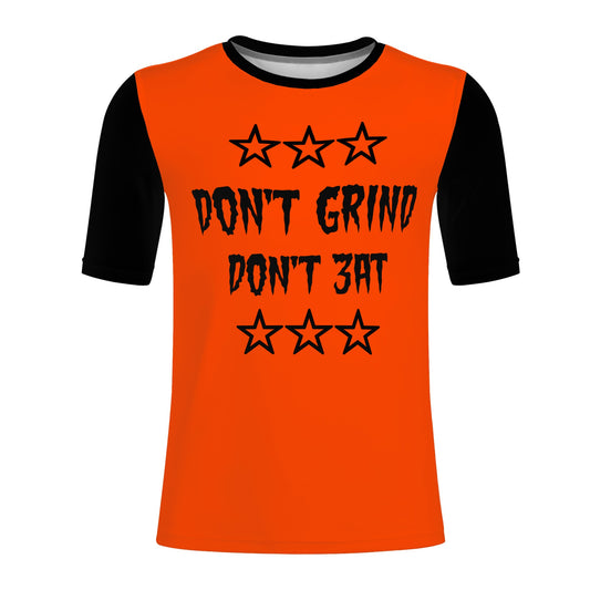 Money Man D.G.D.E (Dont Grind, Dont Eat) Mens Dark Orange T-shirts