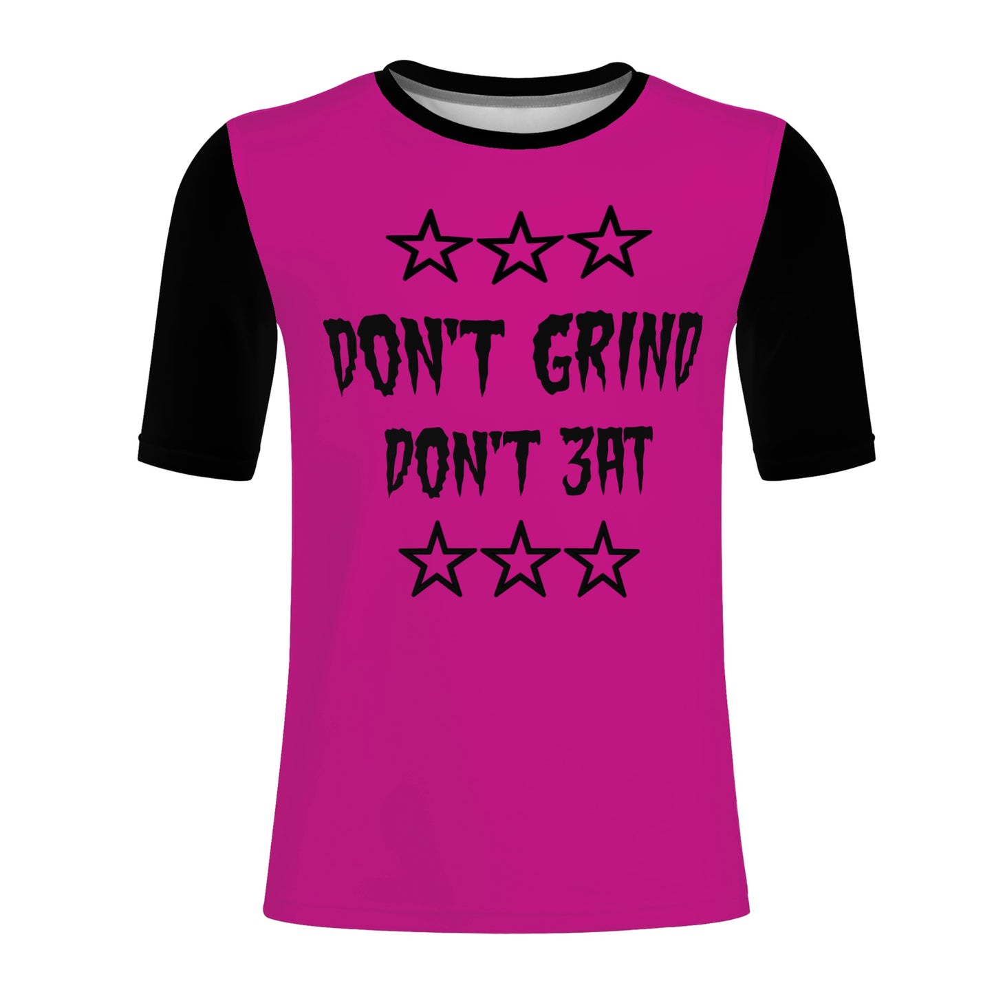 Money Man D.G.D.E (Dont Grind, Dont Eat) Mens Purple T-shirts