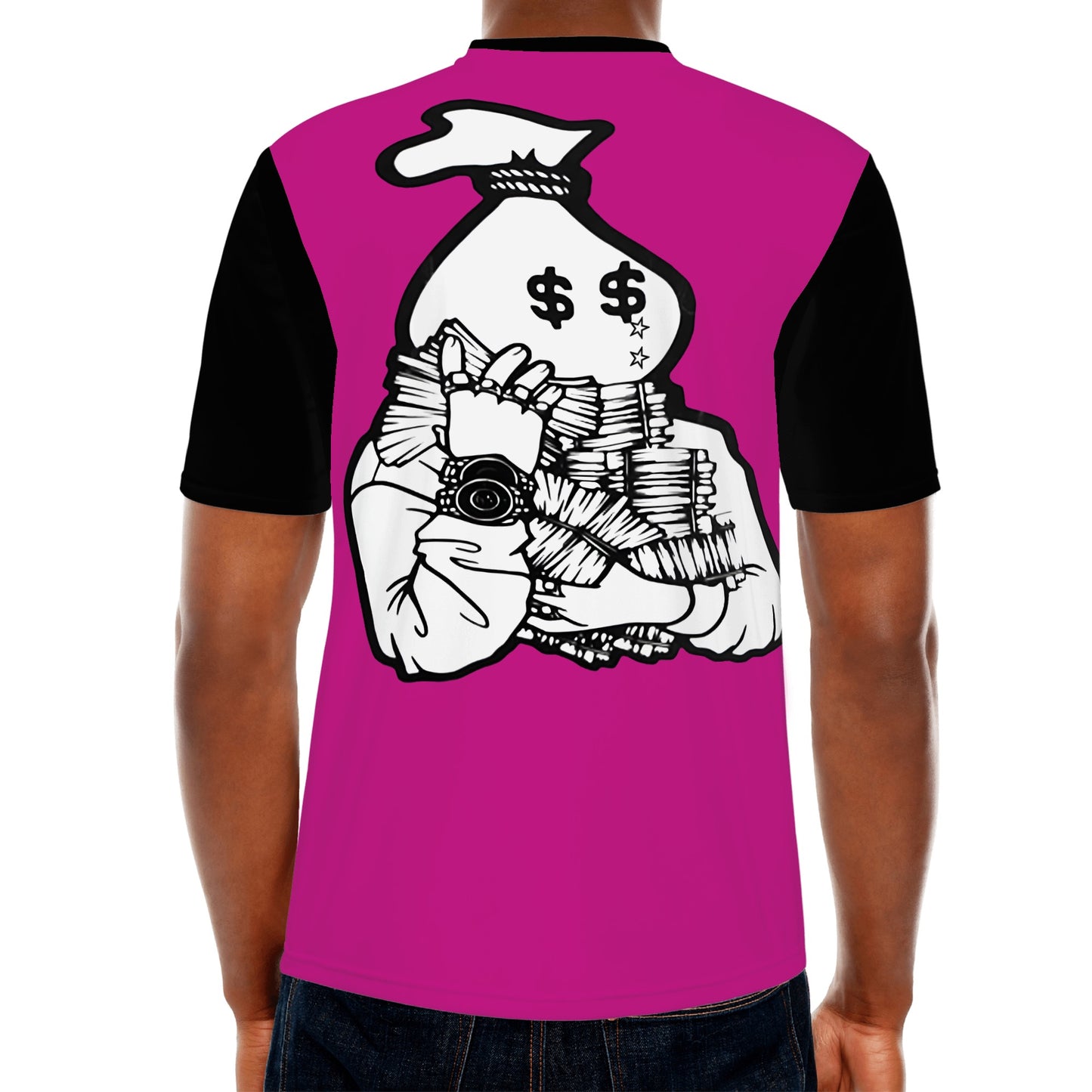 Money Man D.G.D.E (Dont Grind, Dont Eat) Mens Purple T-shirts