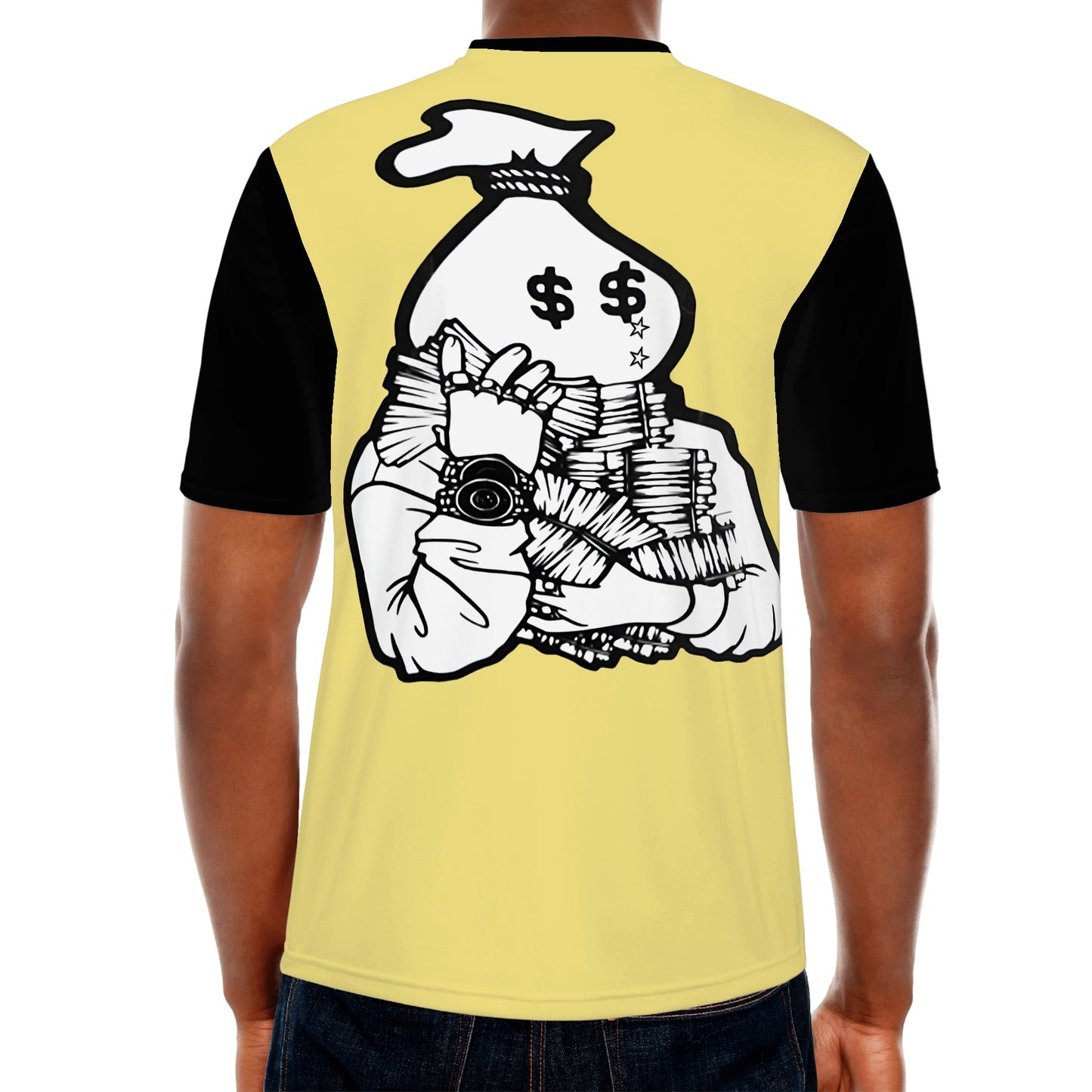 Money Man D.G.D.E (Dont Grind, Dont Eat) Mens Tan T-shirts