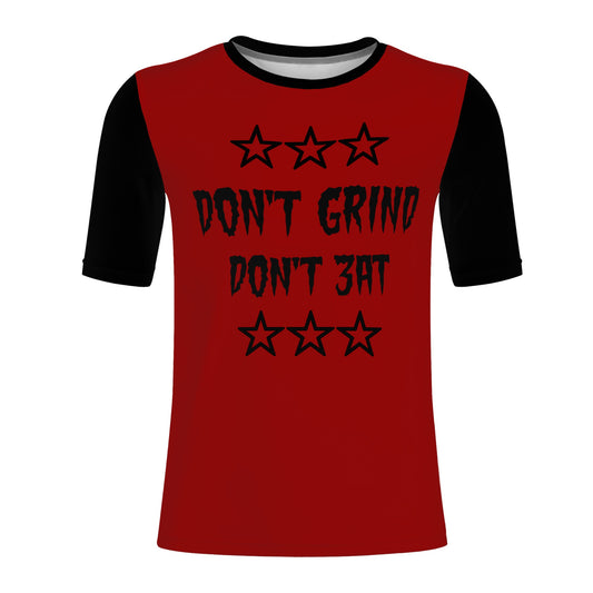 Money Man D.G.D.E (Dont Grind, Dont Eat) Mens Maroon T-shirts