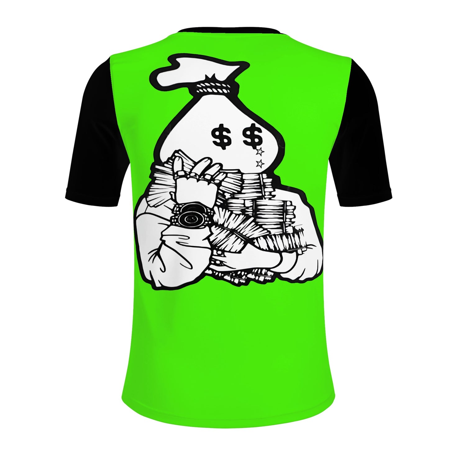 Money Man D.G.D.E (Dont Grind, Dont Eat) Mens Goo Green T-shirts