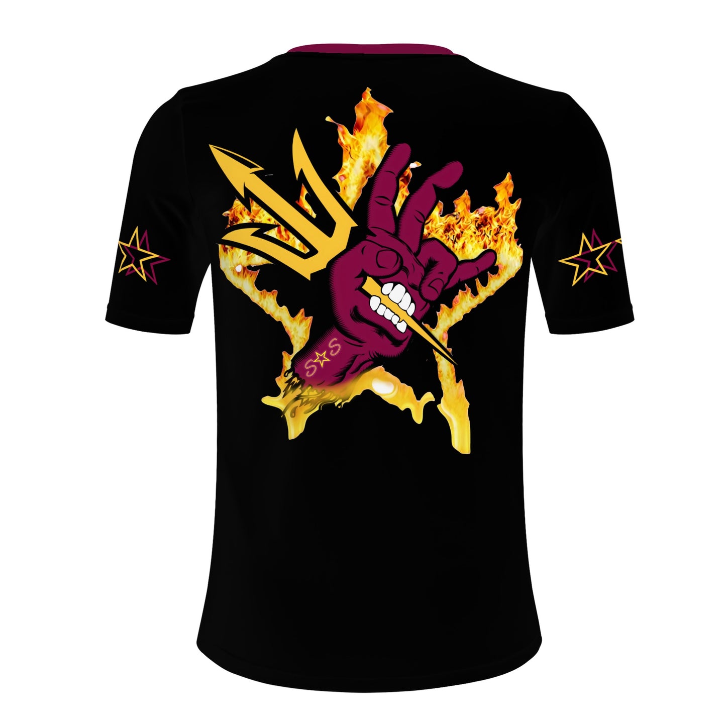 Sun Devil Follow The Fork Mens Black T-shirts