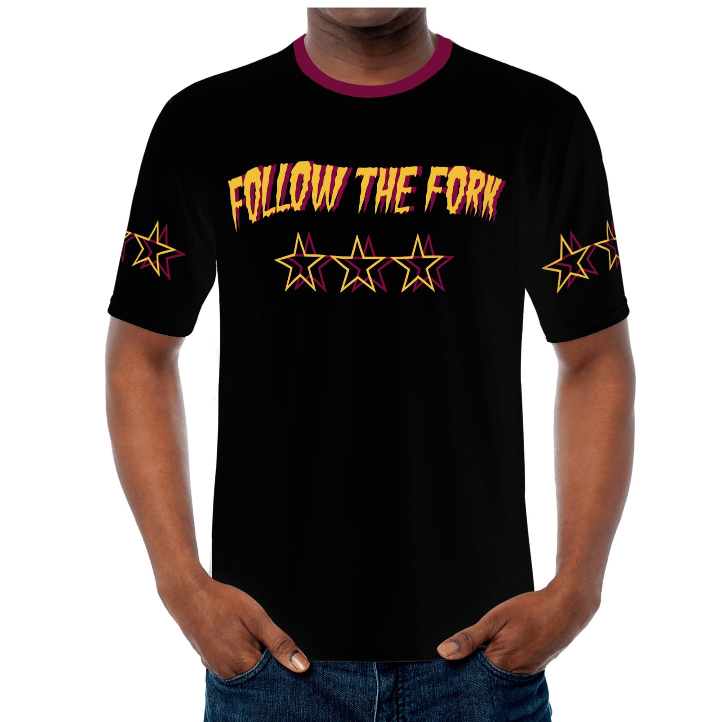 Sun Devil Follow The Fork Mens Black T-shirts