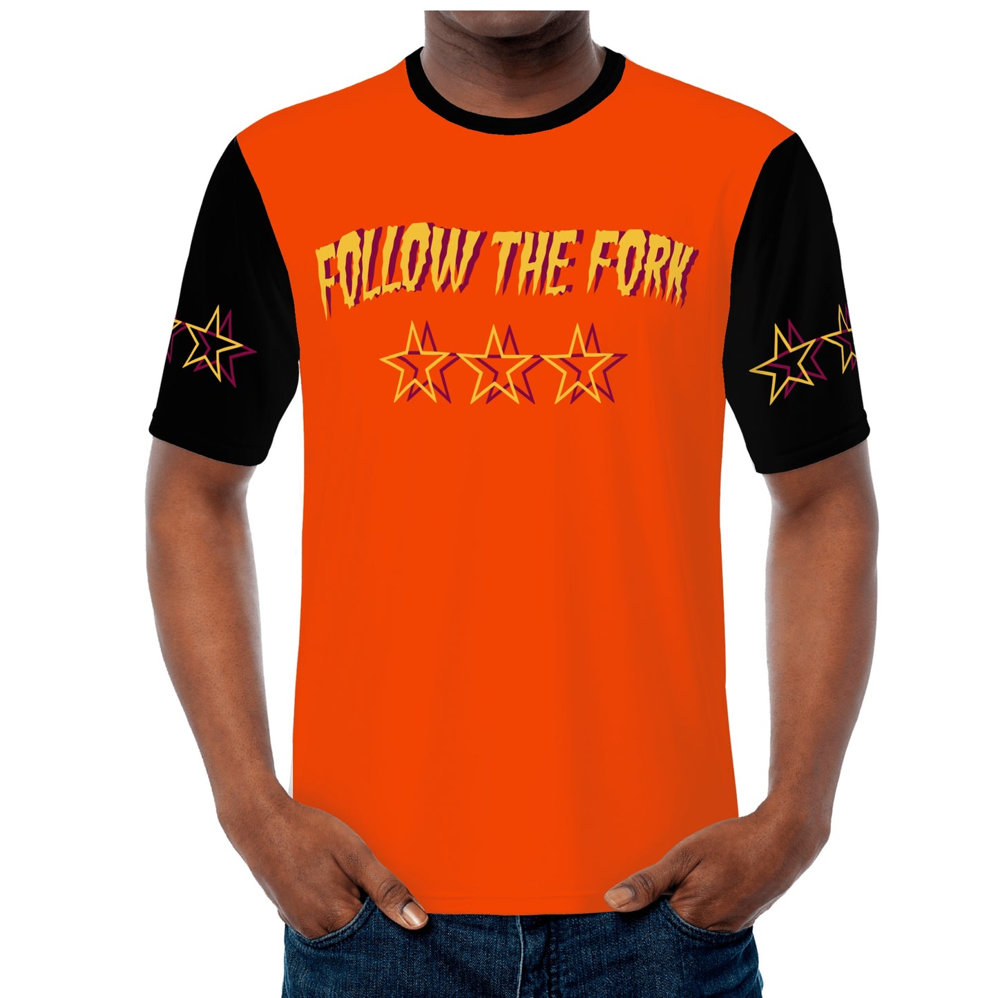 Sun Devil Follow The Fork Mens DarkOrange/Black T-shirts