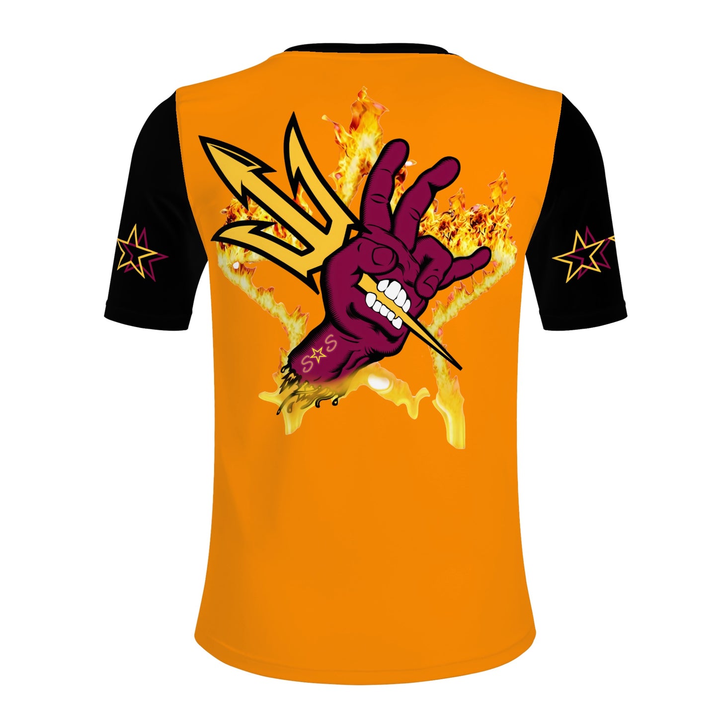 Sun Devil Follow The Fork Mens DarkOrange/Black T-shirts