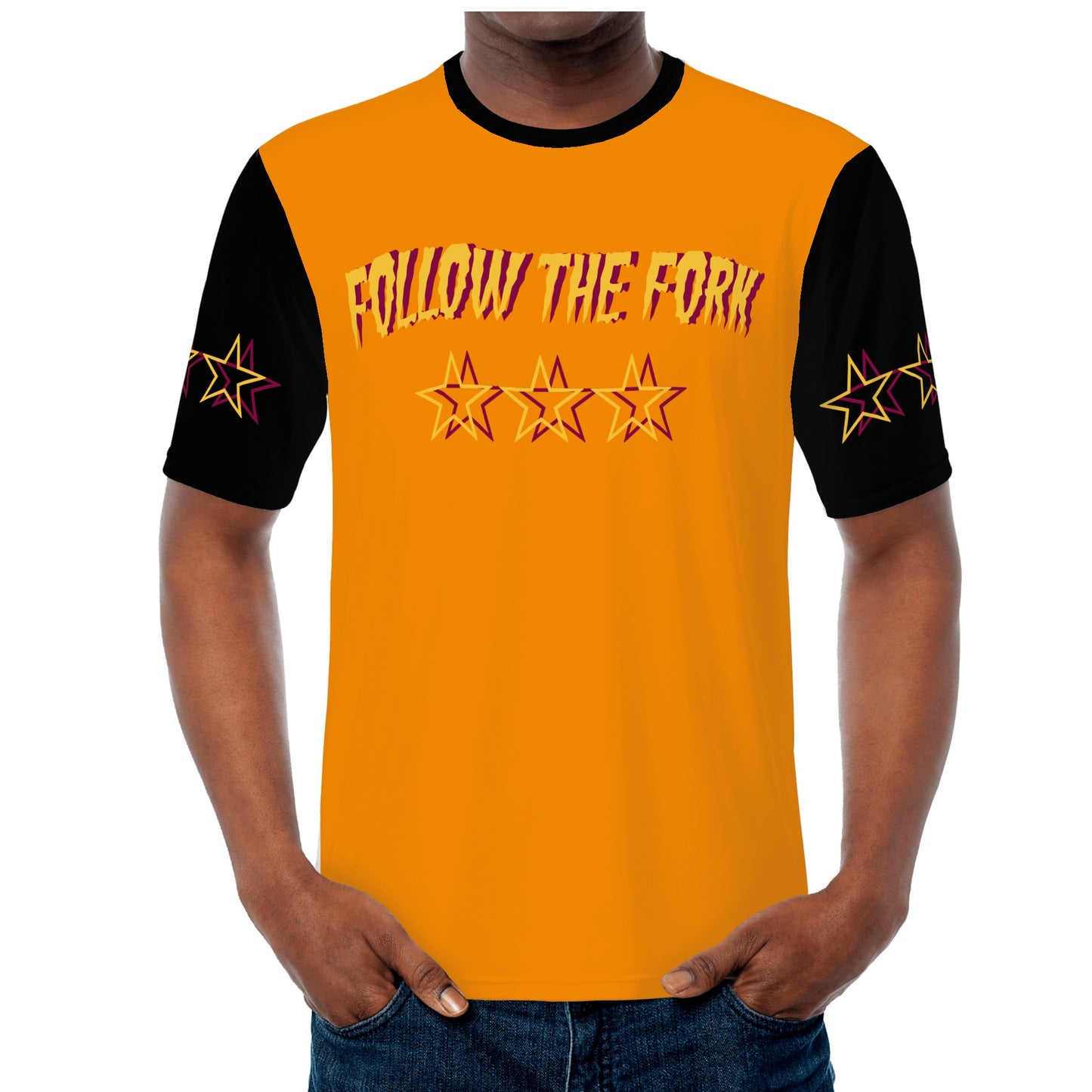 Sun Devil Follow The Fork Mens DarkOrange/Black T-shirts