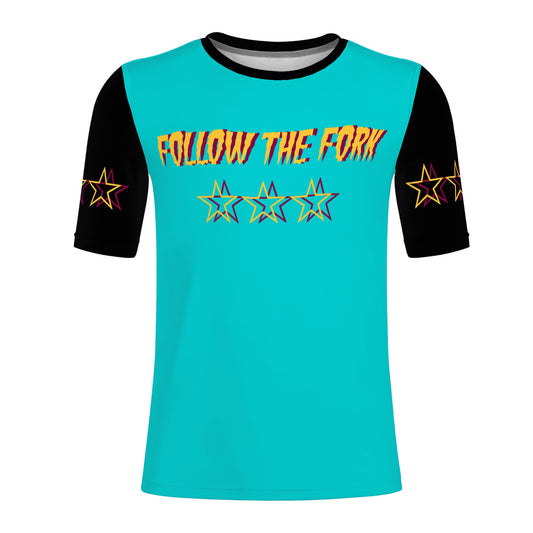 Sun Devil Follow The Fork Mens Turquoise/Black T-shirts