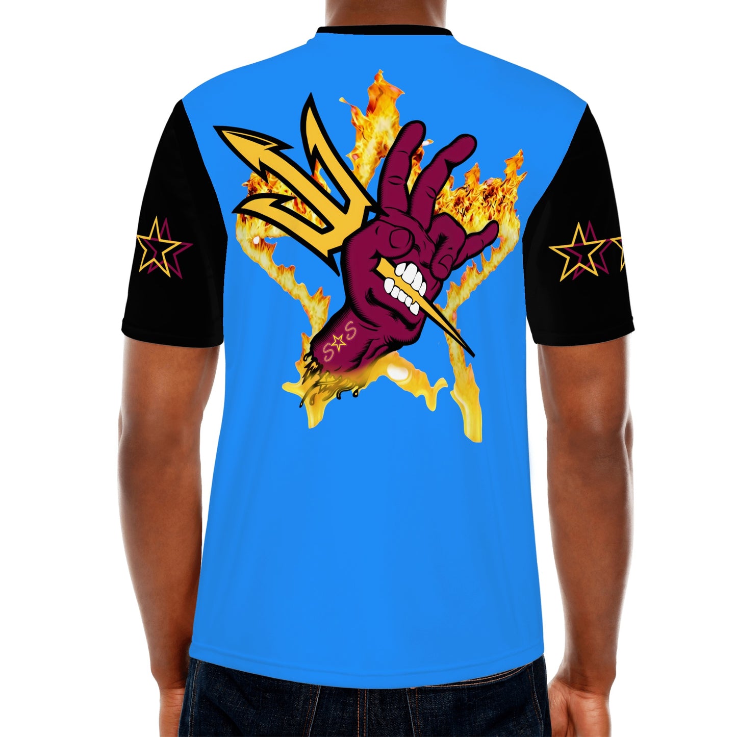 Sun Devil Follow The Fork Mens Blue/Black T-shirts