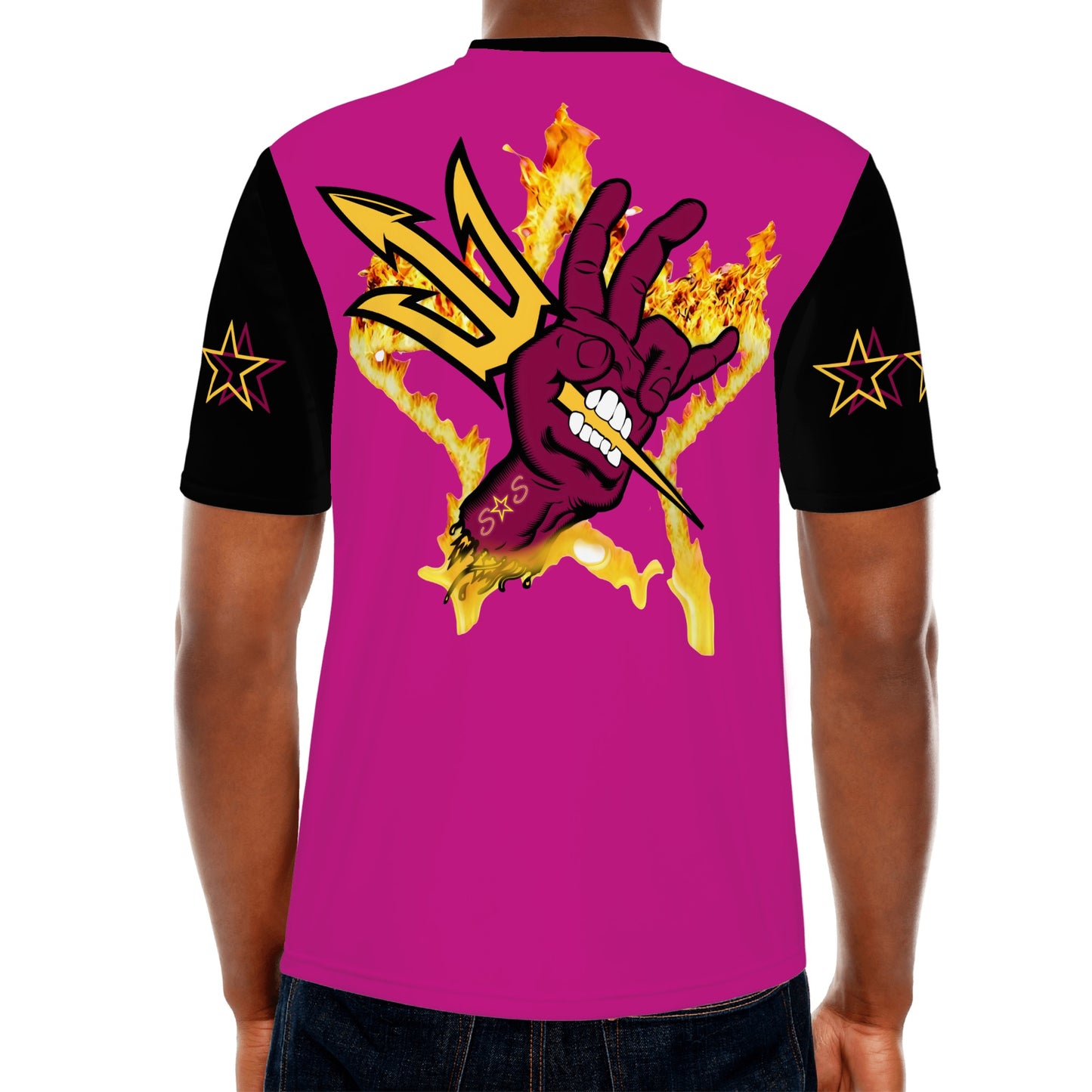 Sun Devil Follow The Fork Mens Purple/Black  T-shirts