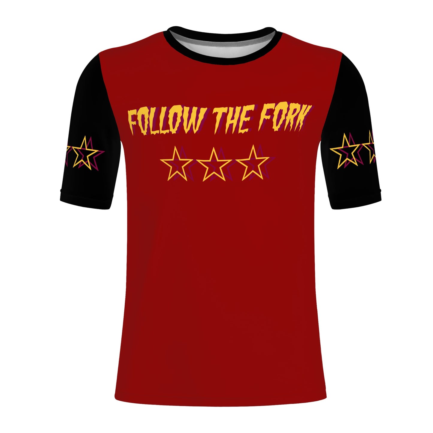 Sun Devil Follow The Fork Mens Maroon/Black T-shirts