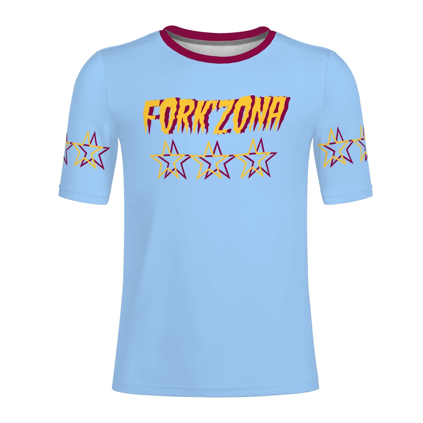 Sun Devil ForkZona S.O.S Edition Mens Sky Blue T-shirts