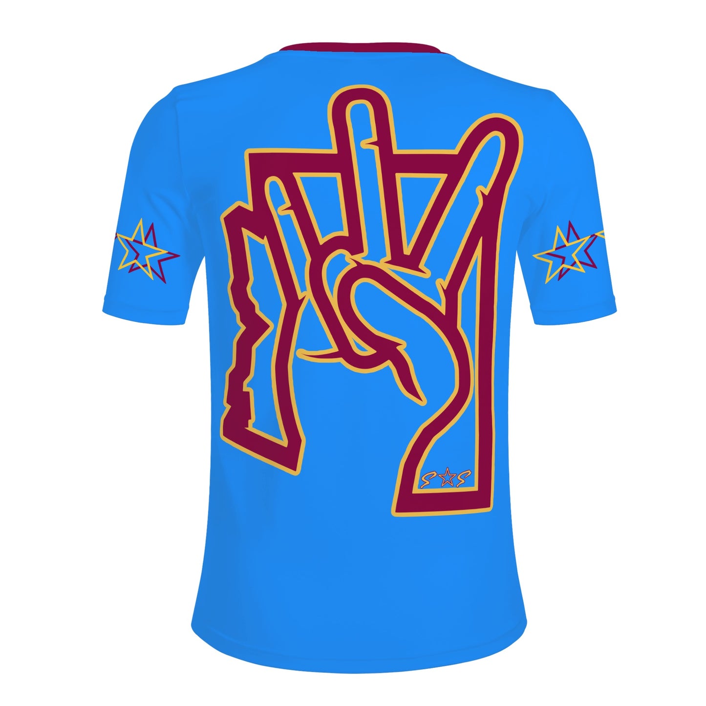 Sun Devil ForkZona S.O.S Edition Mens Blue T-shirts