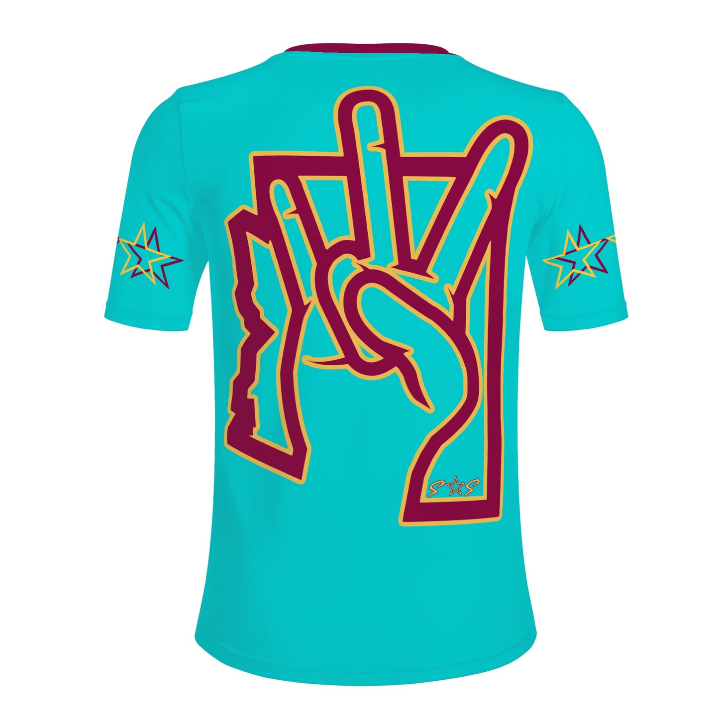 Sun Devil ForkZona S.O.S Edition Mens Turquoise T-shirts