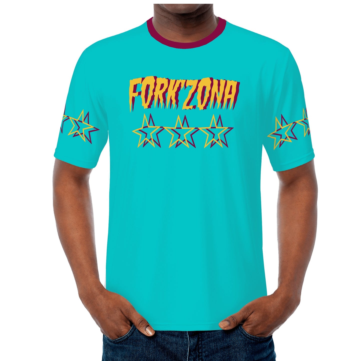 Sun Devil ForkZona S.O.S Edition Mens Turquoise T-shirts