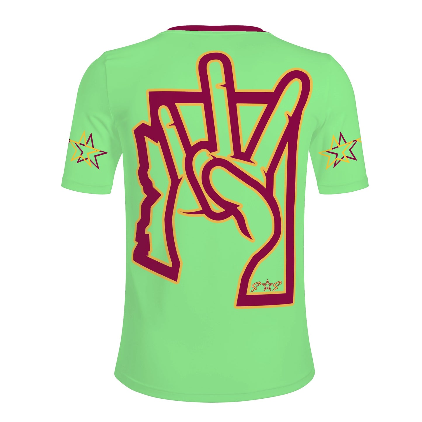 Sun Devil ForkZona S.O.S Edition Mens Mint Green T-shirts