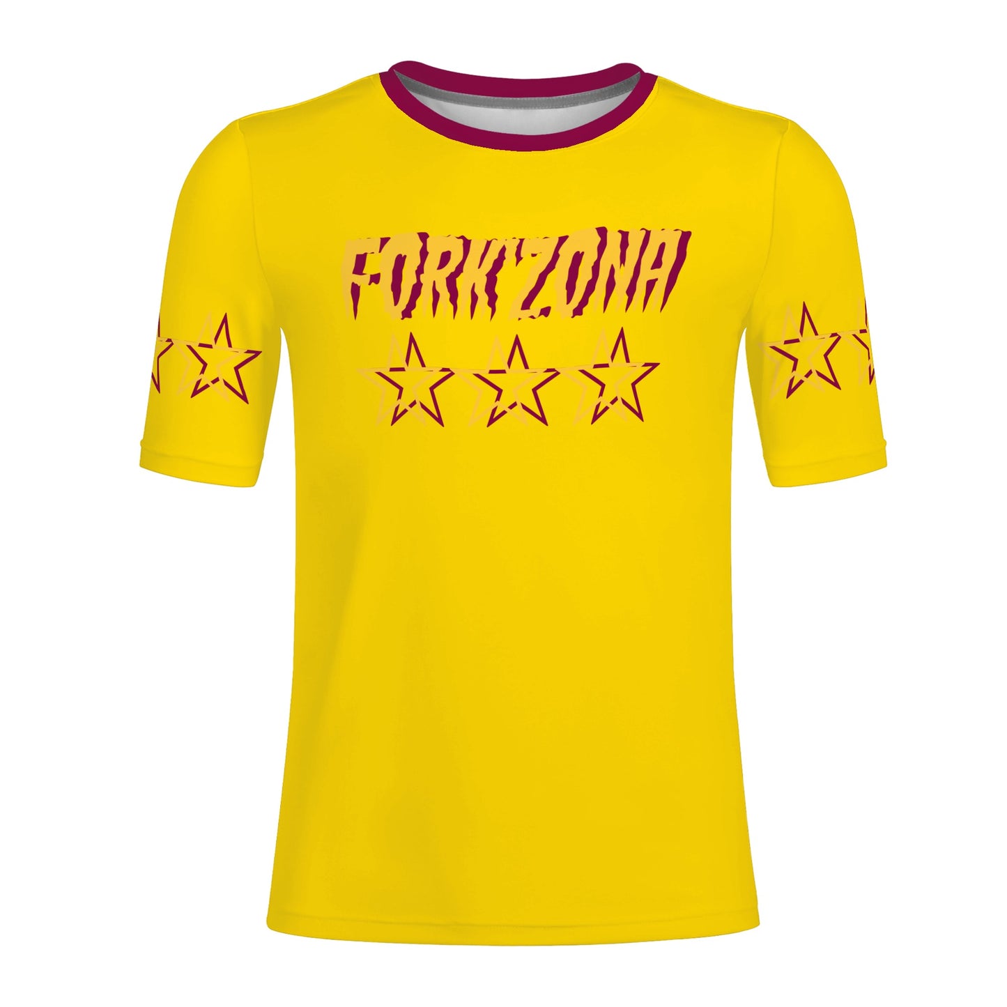 Sun Devil ForkZona S.O.S Edition Mens Gold T-shirts