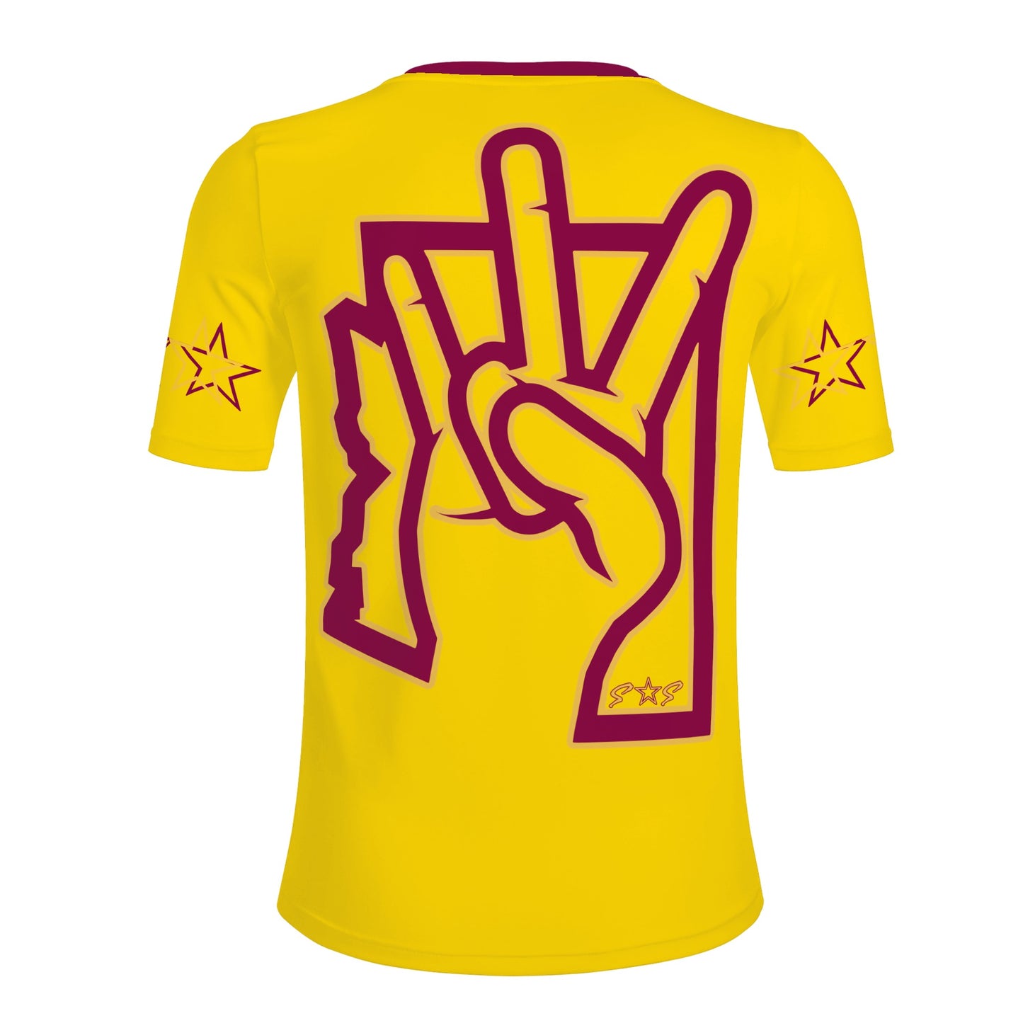 Sun Devil ForkZona S.O.S Edition Mens Gold T-shirts