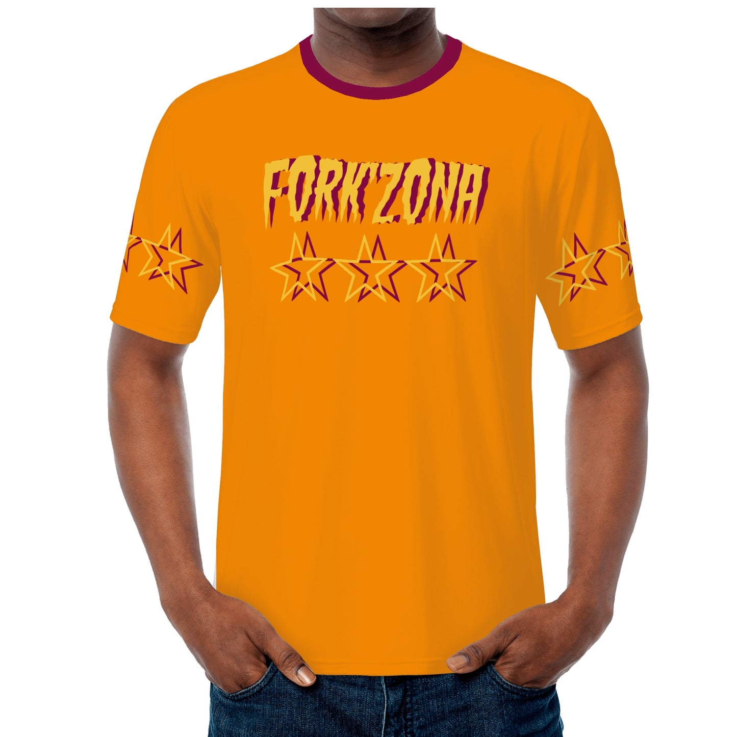 Sun Devil ForkZona S.O.S Edition Mens Orange T-shirts