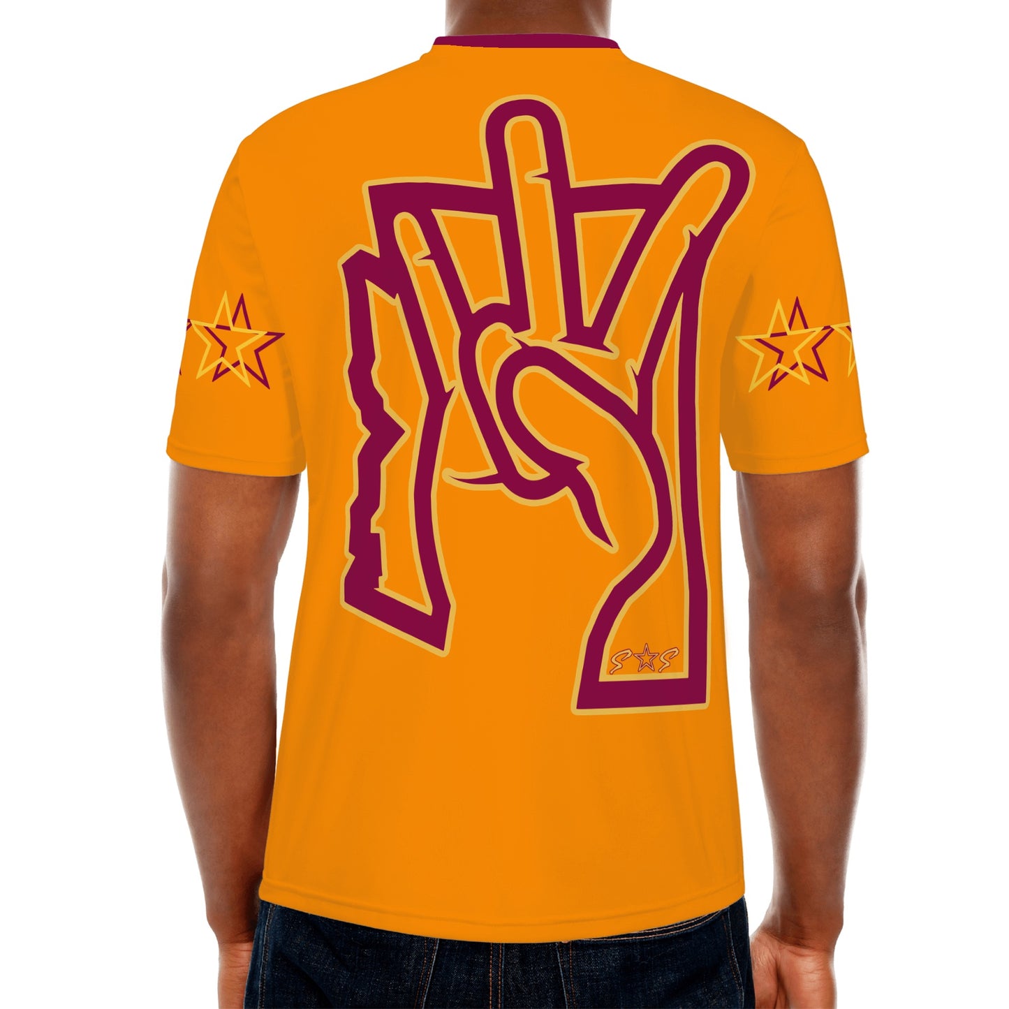 Sun Devil ForkZona S.O.S Edition Mens Orange T-shirts