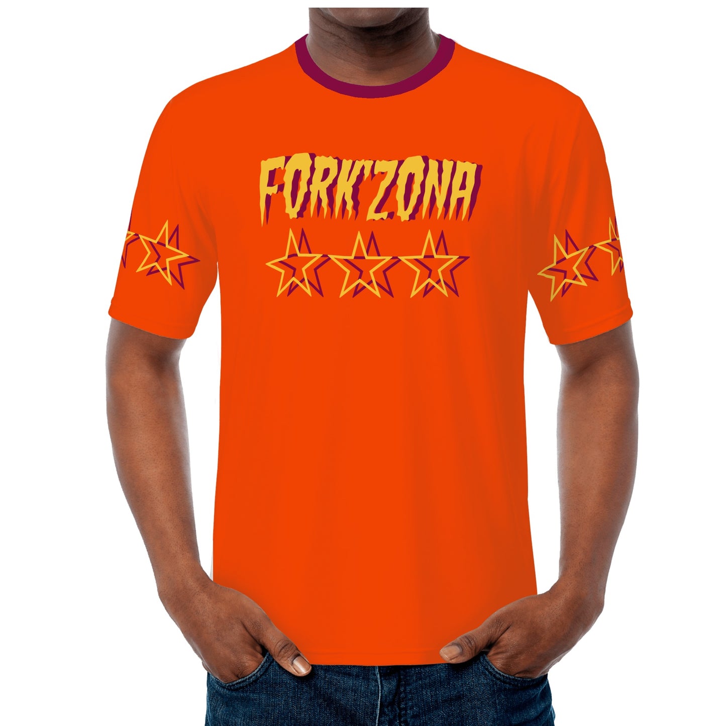 Sun Devil ForkZona S.O.S Edition Mens Dark Orange T-shirts