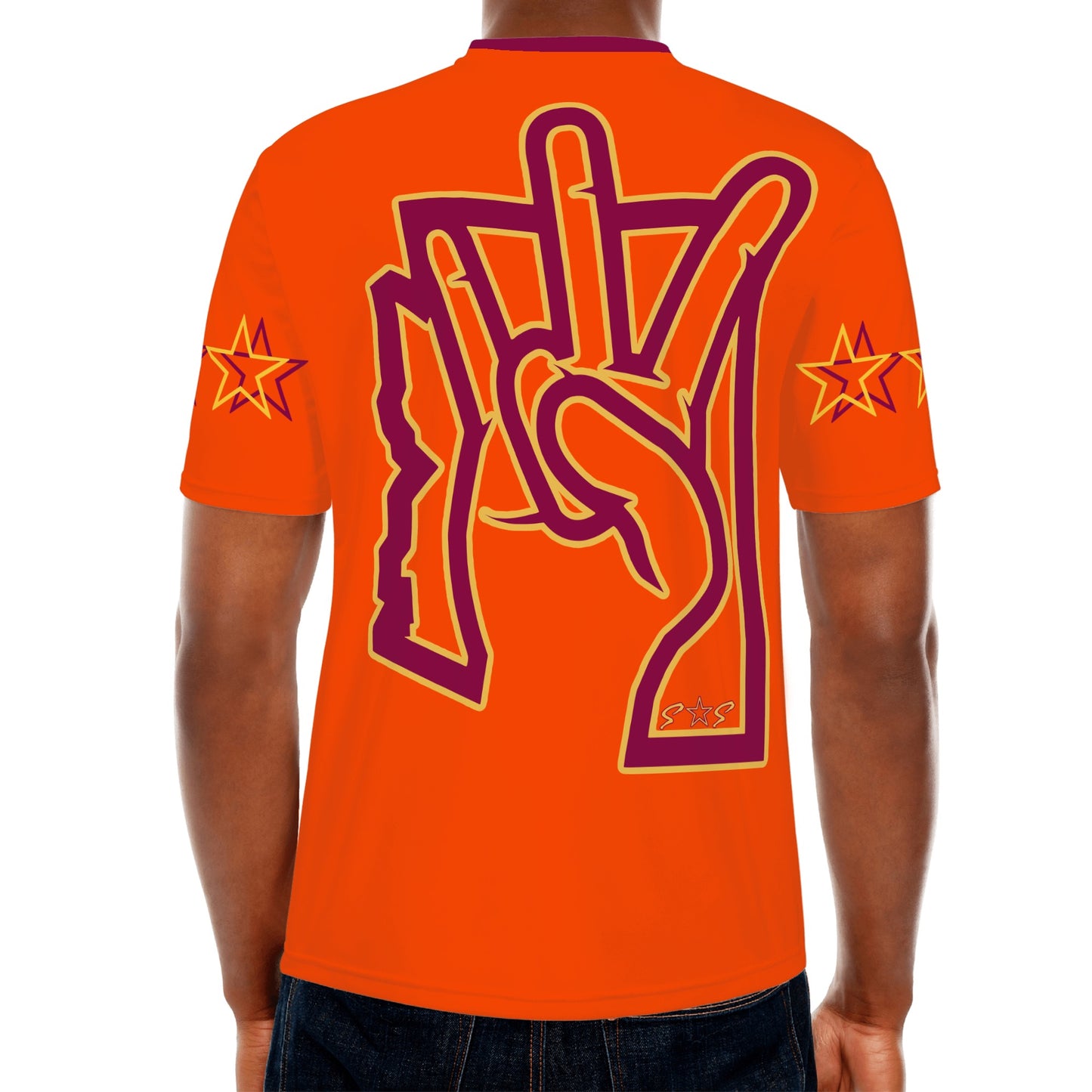 Sun Devil ForkZona S.O.S Edition Mens Dark Orange T-shirts