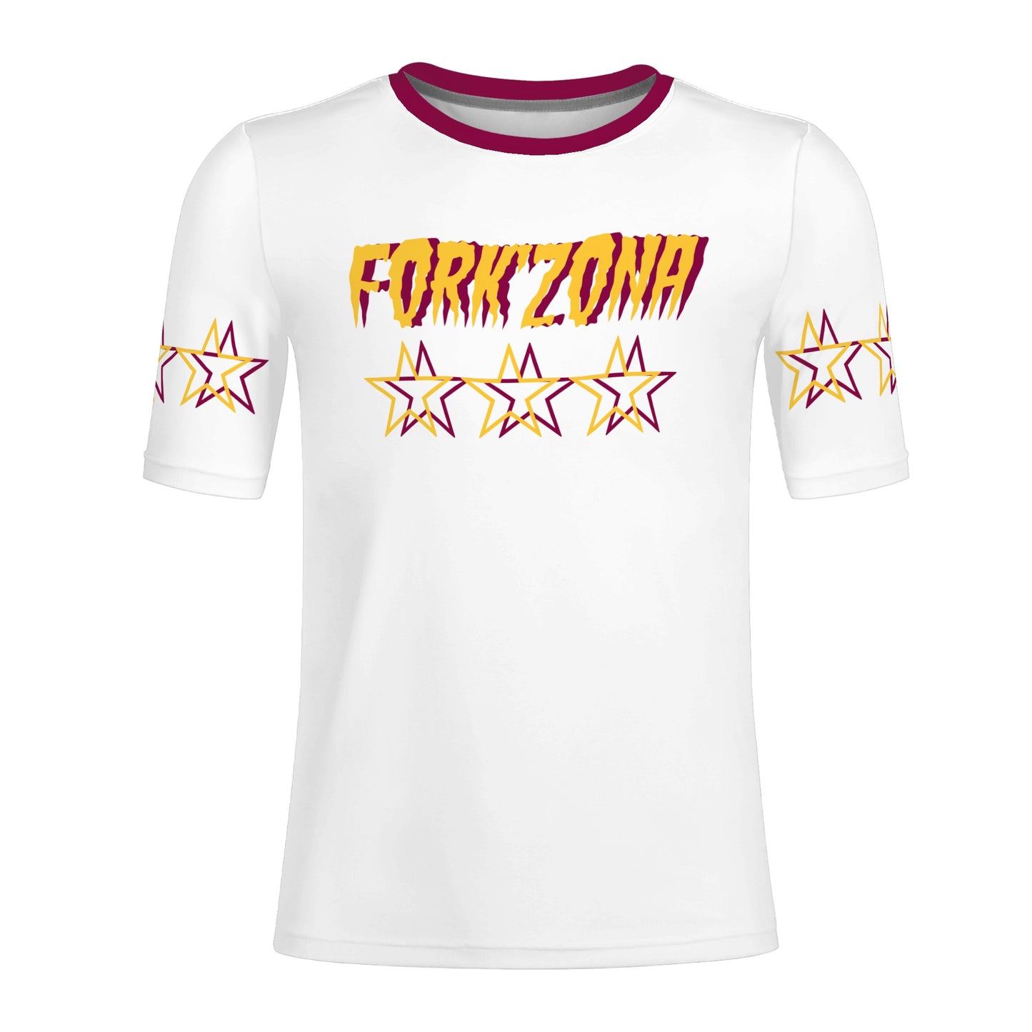 Sun Devil ForkZona S.O.S Edition Mens White T-shirts