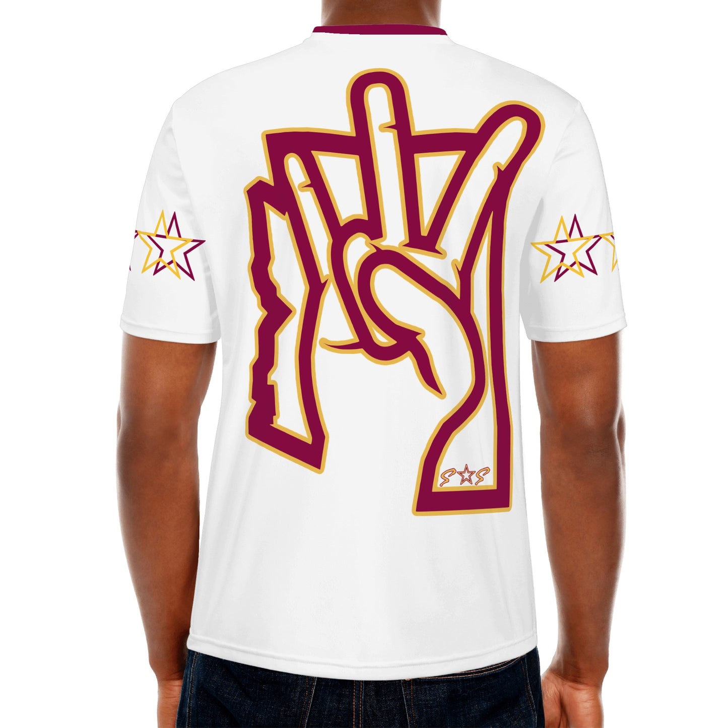 Sun Devil ForkZona S.O.S Edition Mens White T-shirts