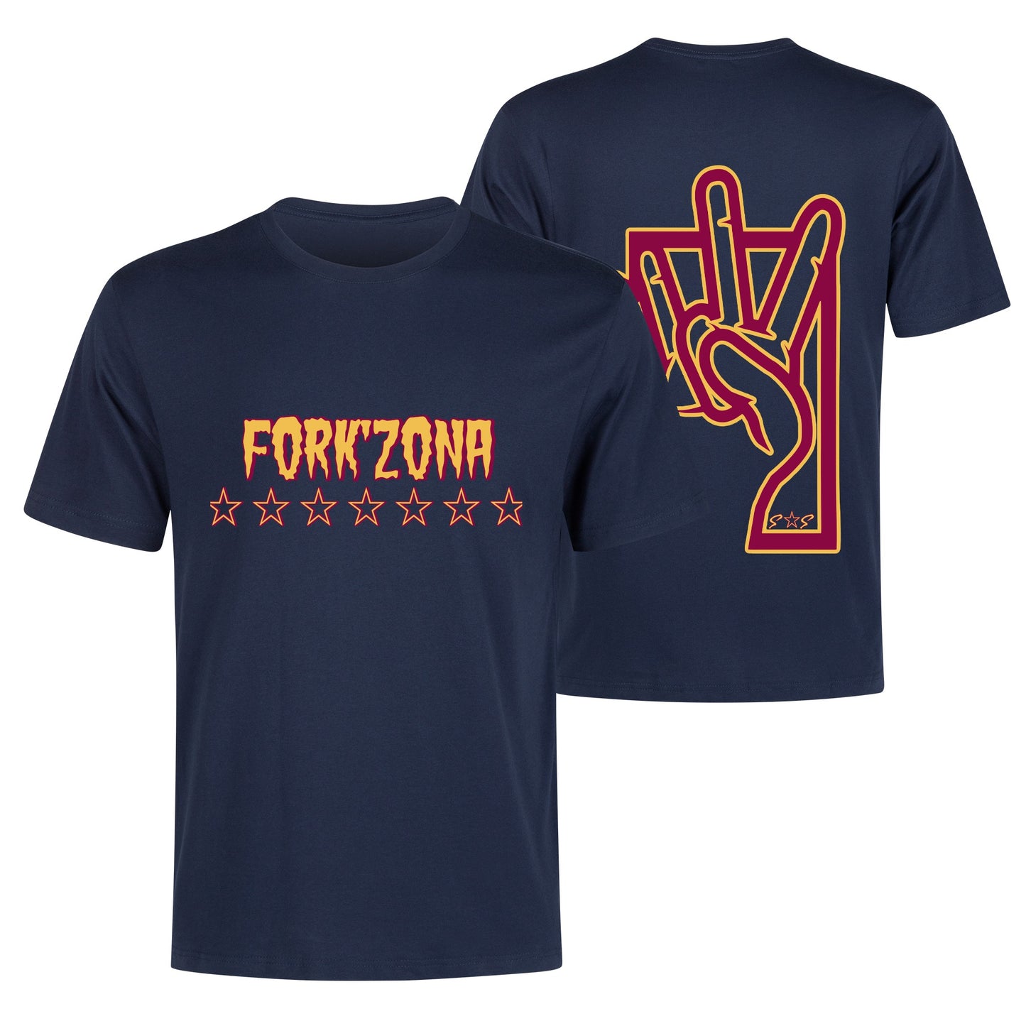 Sun Devil S.O.S ForkZona Edition Mens Cotton T-Shirt