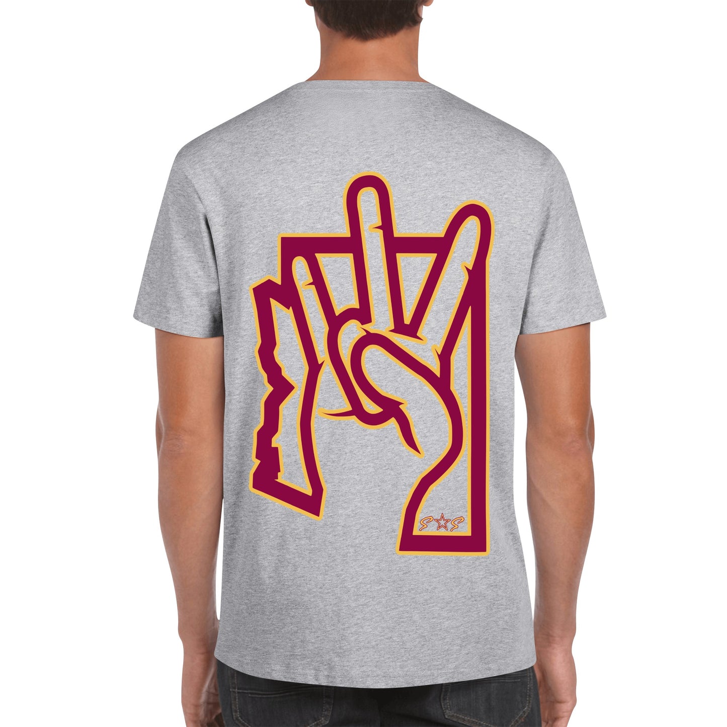 Sun Devil S.O.S ForkZona Edition Mens Cotton T-Shirt