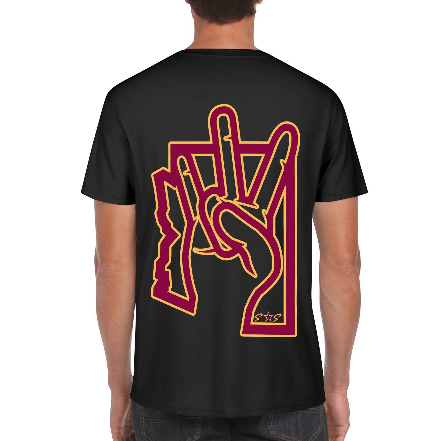 Sun Devil S.O.S ForkZona Edition Mens Cotton T-Shirt