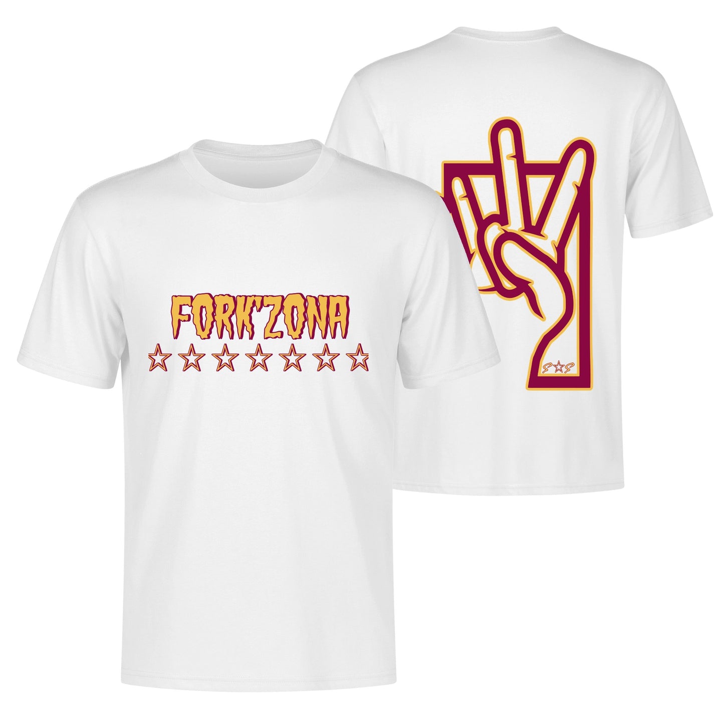 Sun Devil S.O.S ForkZona Edition Mens Cotton T-Shirt