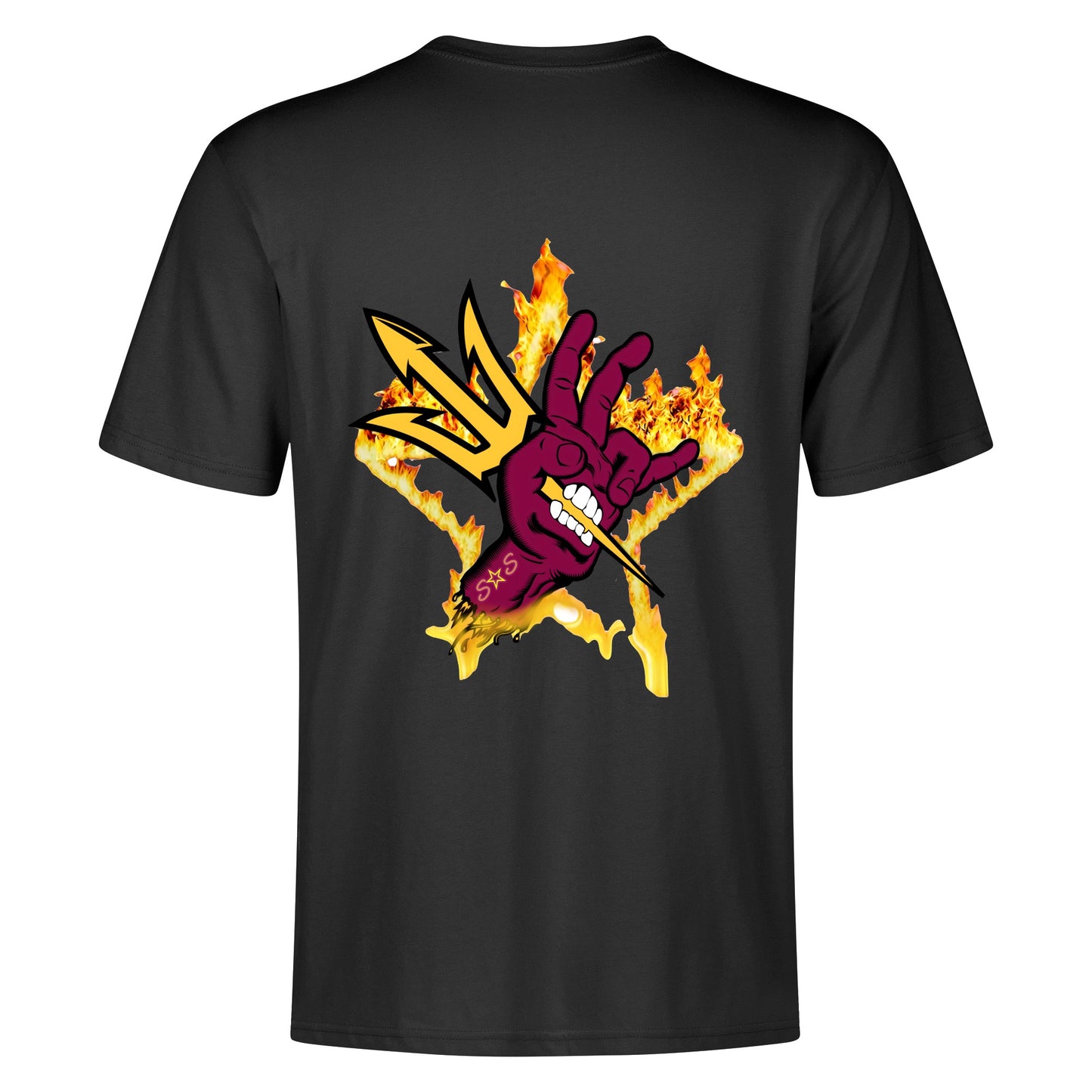 Sun Devil S.O.S Follow The Fork Edition Mens Cotton T-Shirt